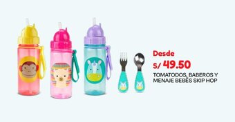 Wong TOMATODOS, BABEROS Y MENAJE BEBÉS SKIP HOP oferta