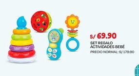 Wong SET REGALO ACTIVIDADES BEBÉ oferta
