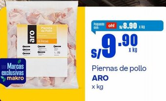 Makro ARO Piernas de pollo x kg oferta