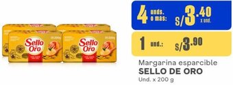 Makro SELLO DE ORO Margarina esparcible 4Unds x 200 g oferta