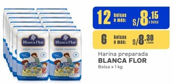 Makro BLANCA FLOR Harina preparada 12 Bolsas x 1 kg oferta
