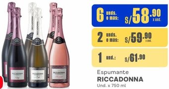 Makro RICCADONNA Espumante 2 Unds x 750 ml oferta