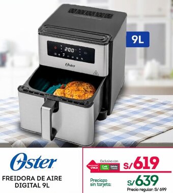 Tottus Oster FREIDORA DE AIRE DIGITAL 9L oferta