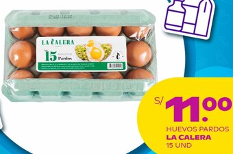 Tambo HUEVOS PARDOS LA CALERA 15 UND oferta