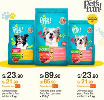 Metro Pet's Fun Alimento para perro cachorro x 3 kg oferta