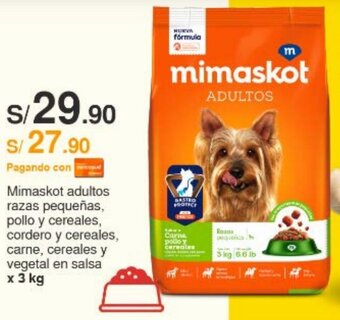 Metro Mimaskot adultos x 3 kg oferta