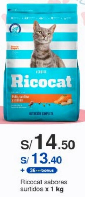 Metro Ricocat sabores surtidos x 1 kg oferta