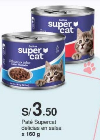Metro Paté Supercat delicias en salsa x 160g oferta