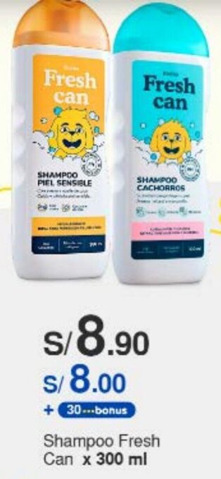 Metro Shampoo Fresh Can x 300 ml oferta