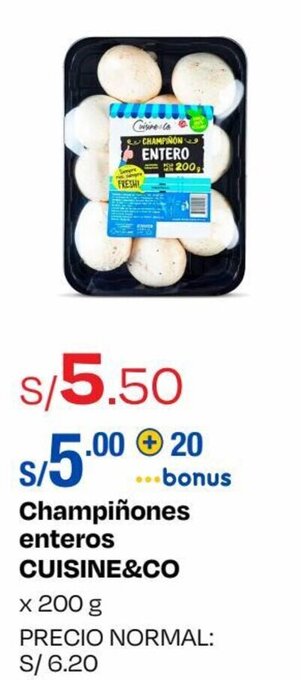 Metro CHAMPIÑON ENTERO x 200g oferta