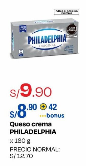 Metro PHILADELPHIA Queso crema x 180 g oferta