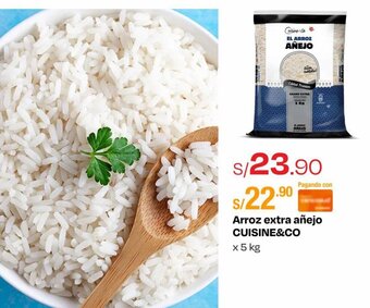 Metro CUISINE&CO Arroz extra añejo x 5 kg oferta