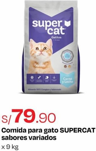 Metro SUPERCAT Comida para gato sabores variados x 9 kg oferta