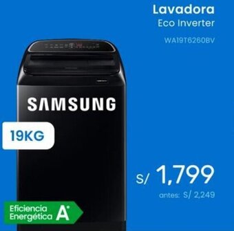 Tiendas EFE SAMSUNG Lavadora 19KG oferta