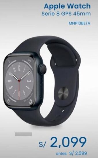 Tiendas EFE Apple Watch Serie 8 GPS 45mm oferta