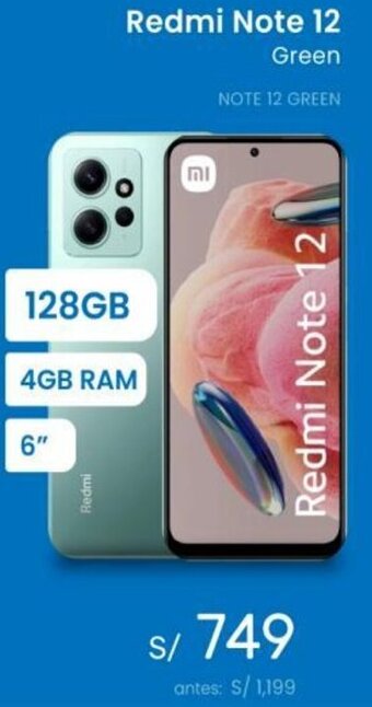 Tiendas EFE Redmi Note 12 Green oferta