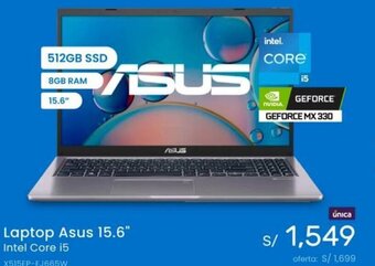 Tiendas EFE Asus Laptop 15.6" Intel Core i5 oferta