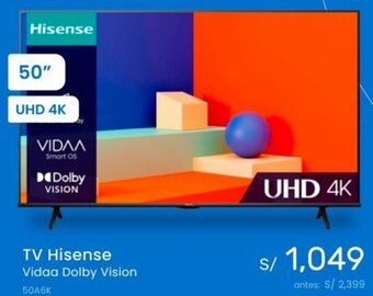 Tiendas EFE TV Hisense Vidaa Dolby Vision oferta