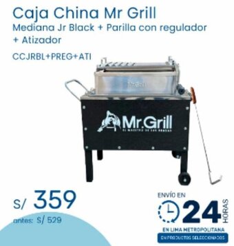 Tiendas EFE Caja China Mr Grill oferta