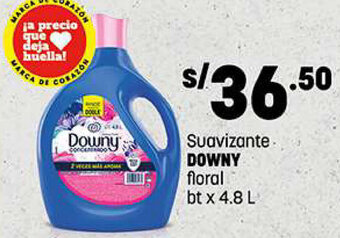 Plaza Vea DOWNY Suavizante floral bt x 4.8 L oferta
