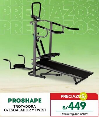 Tottus PROSHAPE TROTADORA C/ESCALADOR Y TWIST oferta