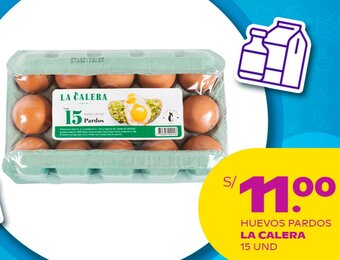 Tambo LA CALERA HUEVOS PARDOS 15 UND oferta