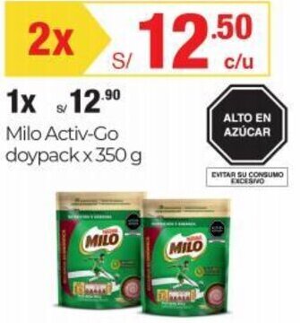 Metro Milo Activ-Go doypack 2 x 350 g oferta