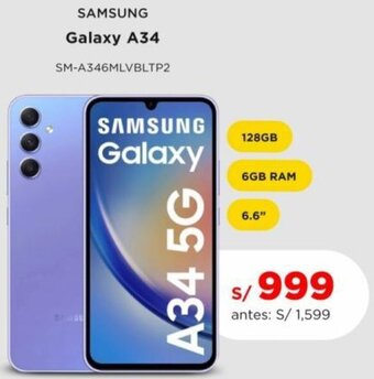 La Curacao SAMSUNG Galaxy A34 6.6" oferta