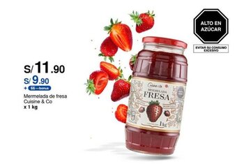 Metro Mermelada de fresa Cuisine & Co x 1 kg oferta