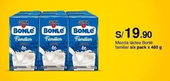 Metro Mezcla láctea Bonlé familiar six pack x 480 g oferta