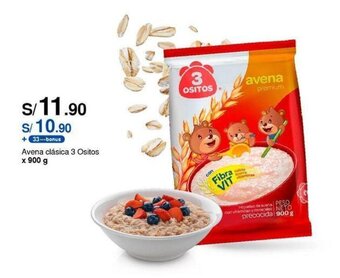 Metro Avena clásica 3 Ositos x 900 g oferta