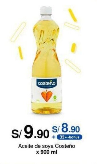 Metro Aceite de soya Costeño x 900 ml oferta