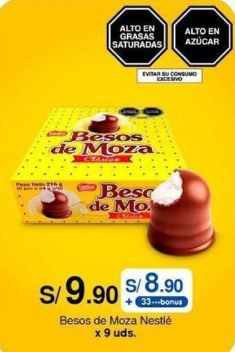 Metro Besos de Moza Nestlé x 9 uds. oferta