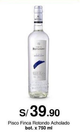 Metro Pisco Finca Rotondo Acholado bot. x 750 ml oferta