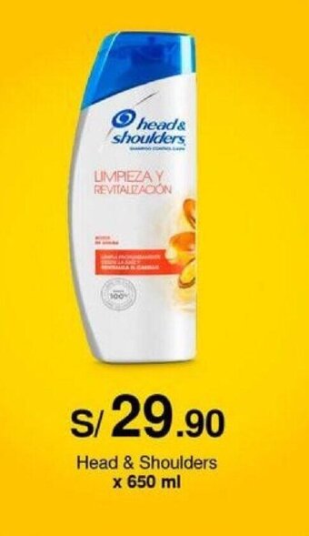 Metro Head & Shoulders x 650 ml oferta