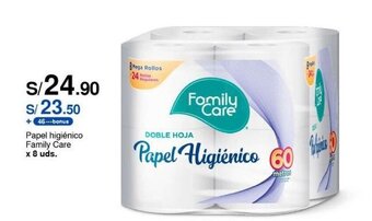 Metro Papel higiénico Family Care x 8 uds. oferta