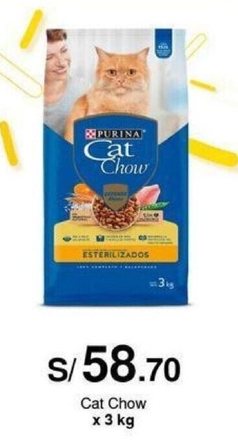 Metro Cat Chow x 3 kg oferta