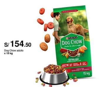 Metro Dog Chow adulto x 15 kg oferta