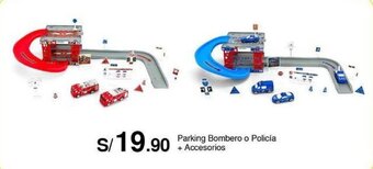 Metro Parking Bombero o Policía + Accesorios oferta
