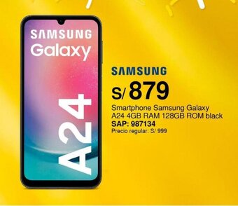 Metro Smartphone Samsung Galaxy A24 4GB RAM 128GB ROM black oferta