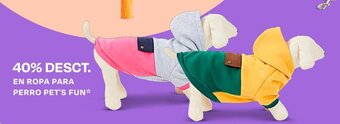 Wong EN ROPA PARA PERRO PET'S FUN oferta