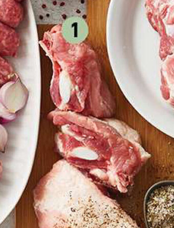 Vivanda Panceta de cerdo mediana con hueso y piel El Buen Corte x kg oferta