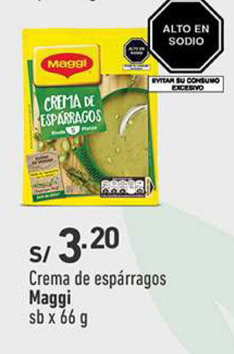 Vivanda Crema de espárragos Maggi sb x 66 g oferta