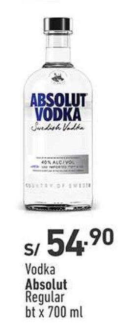 Vivanda Vodka Absolut Regular bt x 700 ml oferta