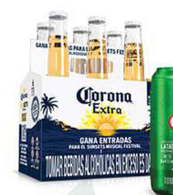 Vivanda Cerveza Corona Extra pk x 6 bt x 330 ml oferta