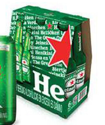 Vivanda Cerveza Heineken pk x 6 bt x 330 ml oferta
