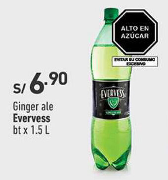 Vivanda Ginger ale Evervess bt x 1.5 L oferta