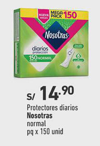 Vivanda Protectores diarios Nosotras normal pq x 150 unid oferta