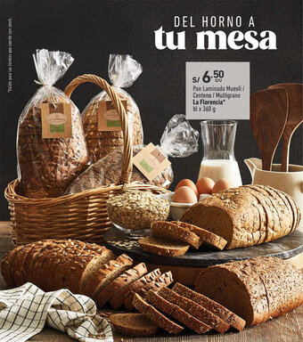 Vivanda Pan Laminado Muesli / Centeno / Multigrano La Florencia bl x 360 g oferta