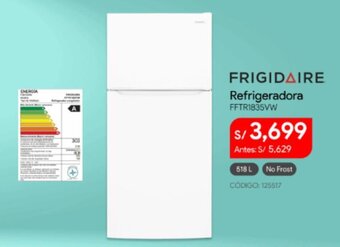 Hiraoka FRIGIDAIRE Refrigeradora oferta